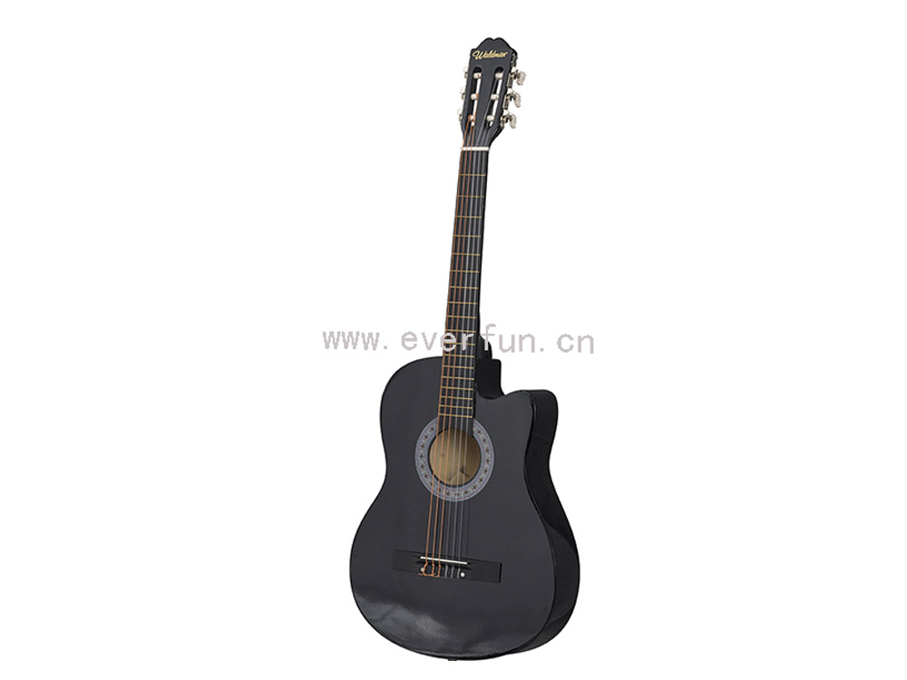 M831C-38'' shiny cutaway classical guitar